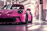 Pink Porsche 911 GT3