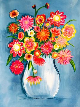 I Love Dahlias van Danielle Ducheine