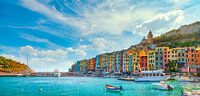 Portovenere village view. Liguria region, Italy