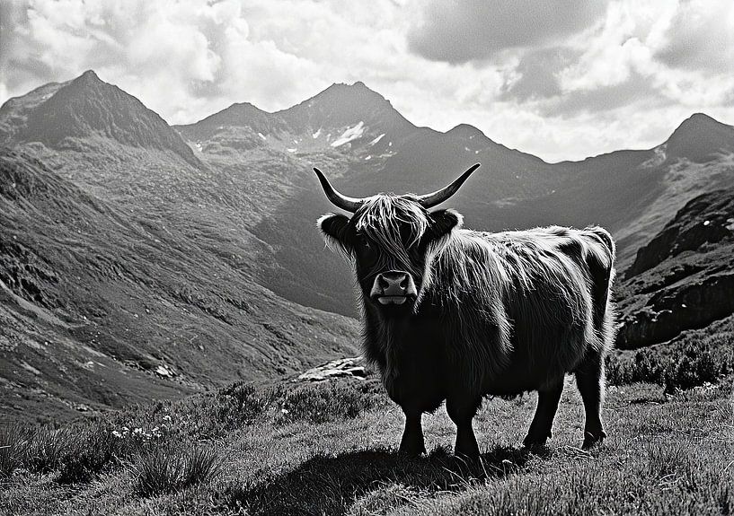 Highland Cow Kuh Scottish Cattle Schottischer Highlander Hochlandrind von Niklas Maximilian
