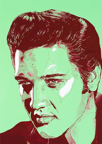 Elvis Presley malerei