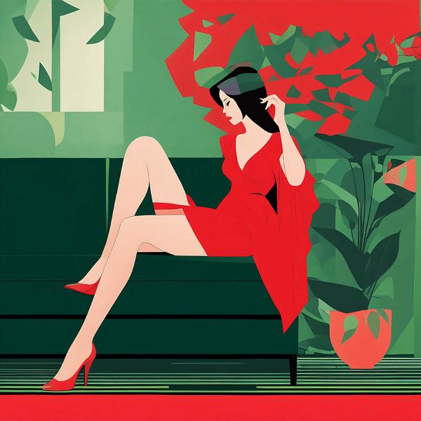 Eleganz im Rot von Summer Shamma