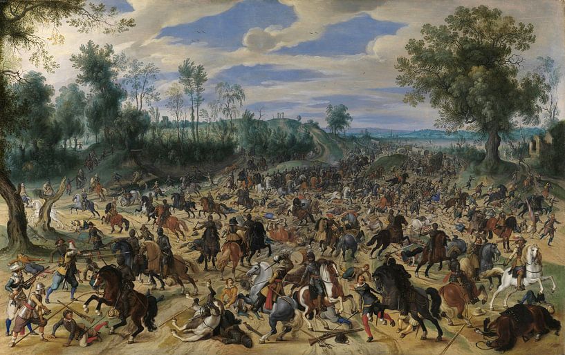 An Attack on a Caravan, Sebastiaen Vrancx by Masterful Masters