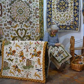 Carpet embroidery, Alentejo, Portugal by My Footprints