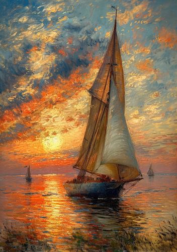 Zeilboot Maan Maritiem Zee Nautisch