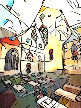 Kandinsky ontmoet Münster, Motief 7 van zam art