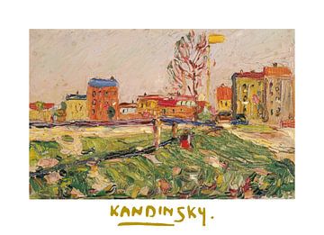 Schwabing - Voorstedelijke huizen van Wassily Kandinsky van Peter Balan