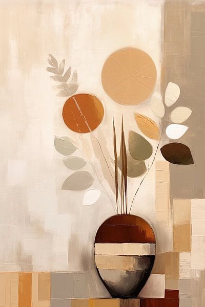 Taupe by ARTEO Paintings