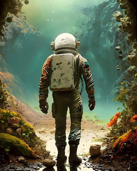 Kosmische onthulling van Gapran Art