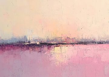 Sonnenuntergang und Spiegelung Abstrakt von Zen und Mehr