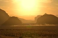 Zonsondergang in de Wadi Rum van Aart Reitsma thumbnail