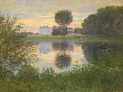 Der kugelförmige Baum, Argenteuil, Claude Monet von Meisterhafte Meister Miniaturansicht