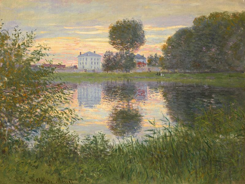 Der kugelförmige Baum, Argenteuil, Claude Monet von Meisterhafte Meister
