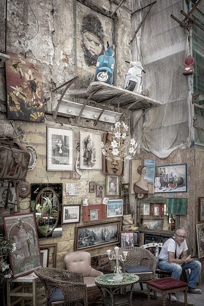 Antiques on the street by Ruud de Soet