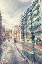 London im Regen von Ariadna de Raadt-Goldberg Miniaturansicht