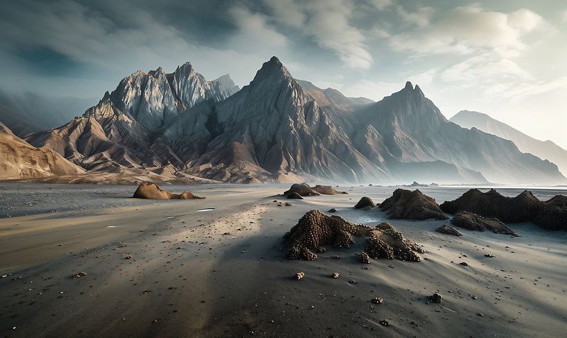 Herbstlicher Küstenblick von fernlichtsicht