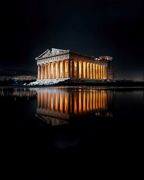 Spiegelnde Geheimnisse der Nacht von fernlichtsicht