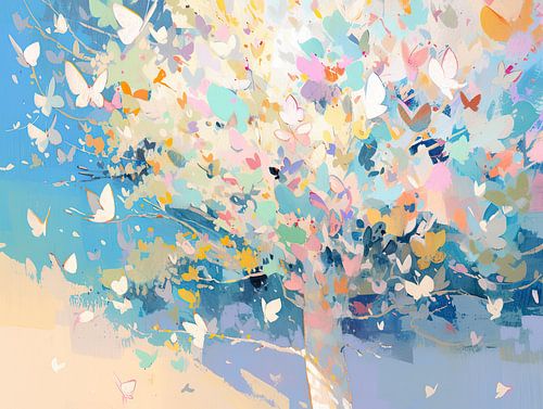 Pastell Schmetterling Breeze