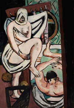 Max Beckmann - Het bad (1930) van Peter Balan