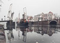 Haarlem: Grabsteinbrücke.