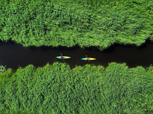 Kanufahren - Ruhe und Entspannung auf dem Beltschutsloot