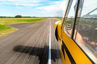 Piper Cub taking off