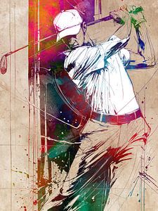 Joueur de golf sport #golf #sport