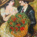 Een boeket van liefde van Sonja M. - ModernArt 2.0 thumbnail
