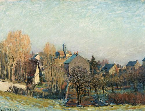 Alfred Sisley,Frosty ochtend in Louveciennes, 1873