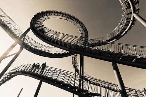 Tiger and Turtle in Duisburg (7-232832) B+W