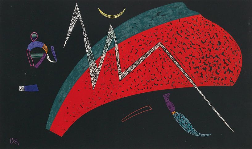 Wassily Kandinsky.Composition by 1000 Schilderijen