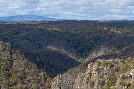 View of the Roßtrappe, Bodetal, Thale; Harz, Saxony-Anhalt; Germany, Europe by Torsten Krüger