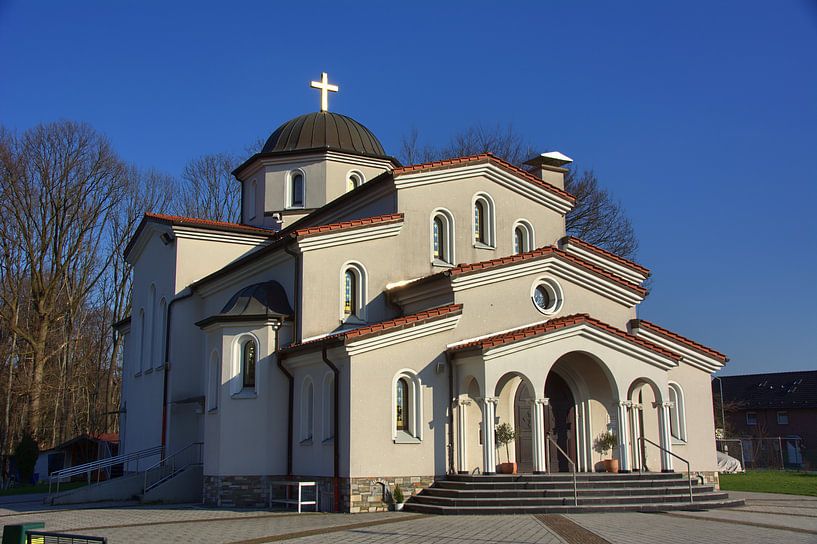 Griechische Kirche 4 van Edgar Schermaul