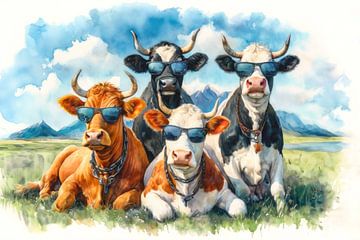 Des vaches cools