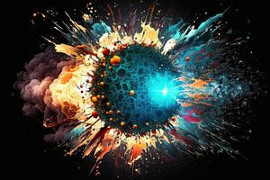 Kosmisches Zentrum aus Licht und Energie