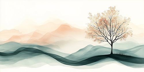 Bernsteinfarbene Horizonte