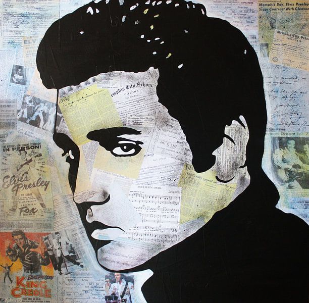 Elvis Presley "König Kreol" von Kathleen Artist Fine Art