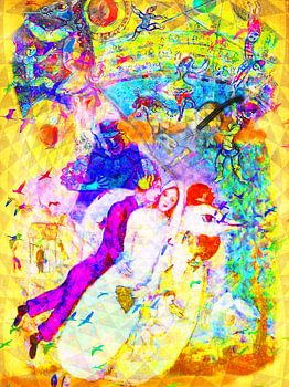 Art Party Bruiloft met Chagall, Rotko en Zanolino