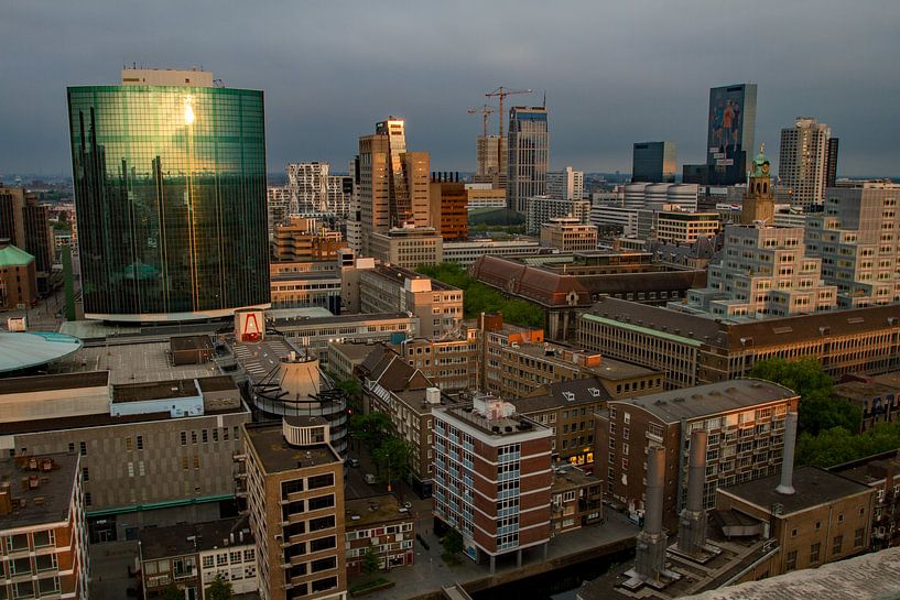 Rotterdam at sunrise by René Groenendijk