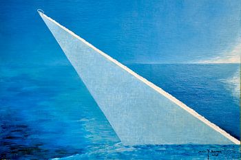 The polar bear is in trouble because the ice is melting very quickly.