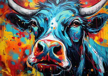 Cow Design 9391 by ARTEO Paintings