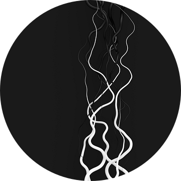 Zwart-witte tentakels