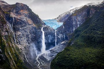 The sheer magic of the Hanging Glacier Ventisquero Colgante by Krijn van der Giessen
