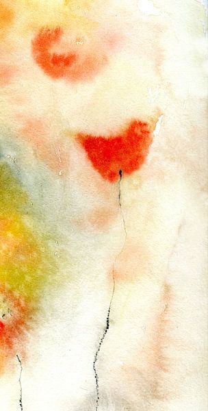 florale Farbstudie von Claudia Gründler