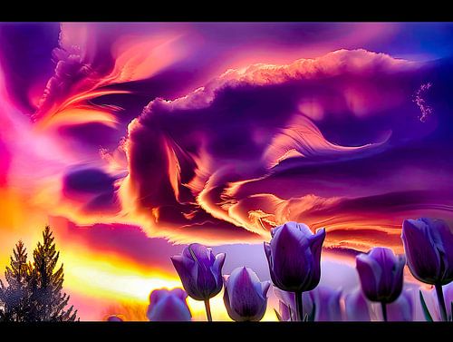 schilderachtige wolken