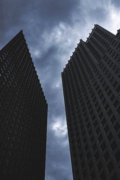 Immeubles d'appartements dans le centre-ville de La Haye sur Wouter Kouwenberg