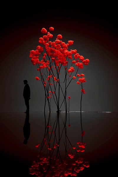 Red Trees by haroulita