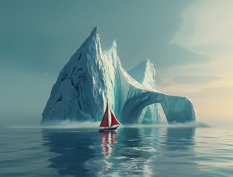 Eiswelten in stiller Pracht von fernlichtsicht