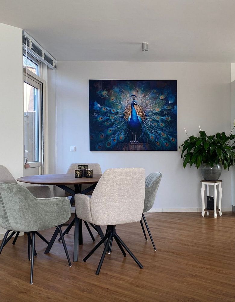 Peinture de paon  par Peintures accrocheuses 