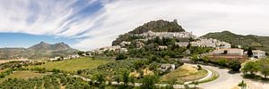 Panorama (3:1) de Zahara de la Sierra, Espagne
